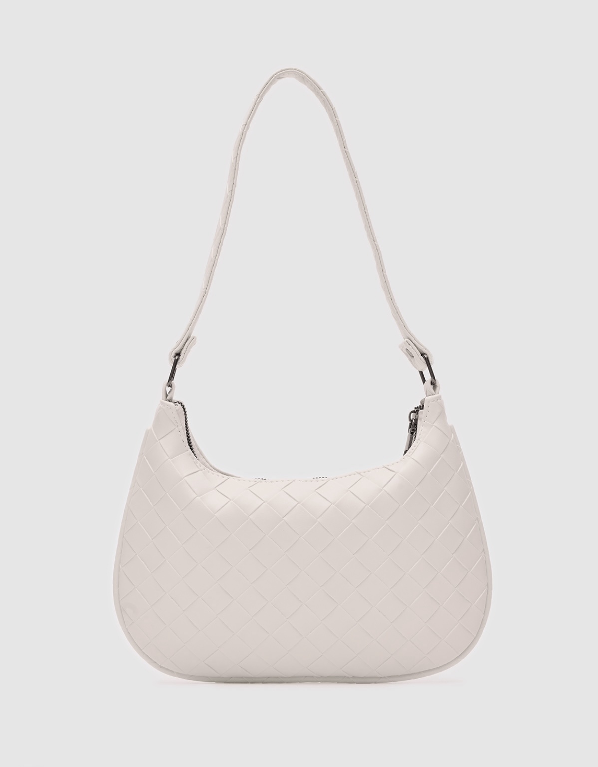 Örügü baget çanta - krem - Görsel 3