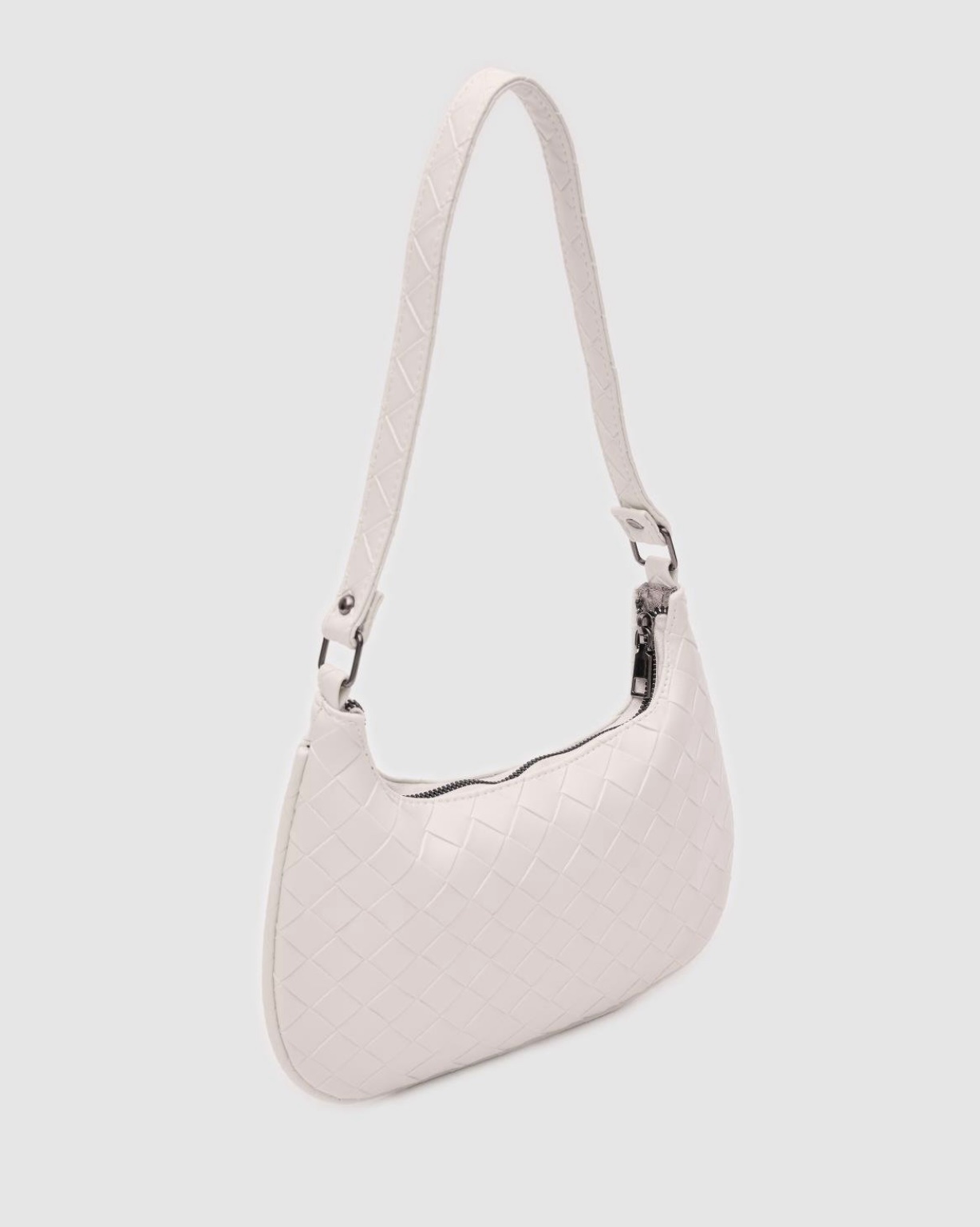 Örügü baget çanta - krem - Görsel 2